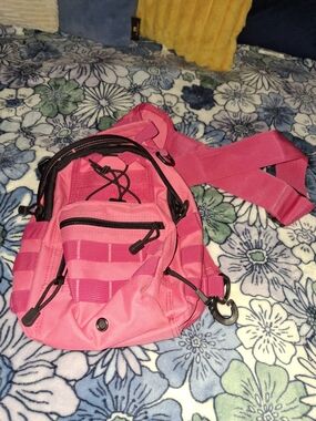 Pink Women's Crossbody Sling Bag - Brand Not Visible